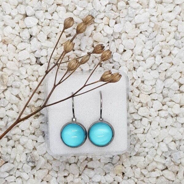 Bleděmodré náušnice