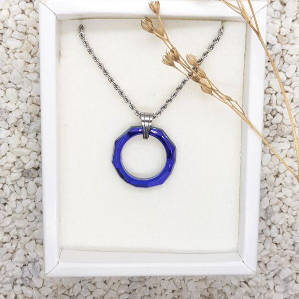 Řetízek s fialovým kroužkem Preciosa