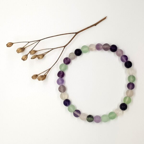 Fluoritový náramek