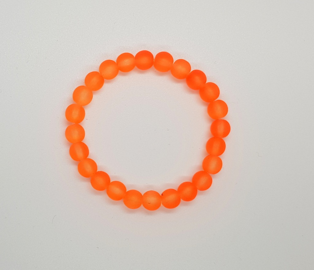 Náramek neonový oranžový
