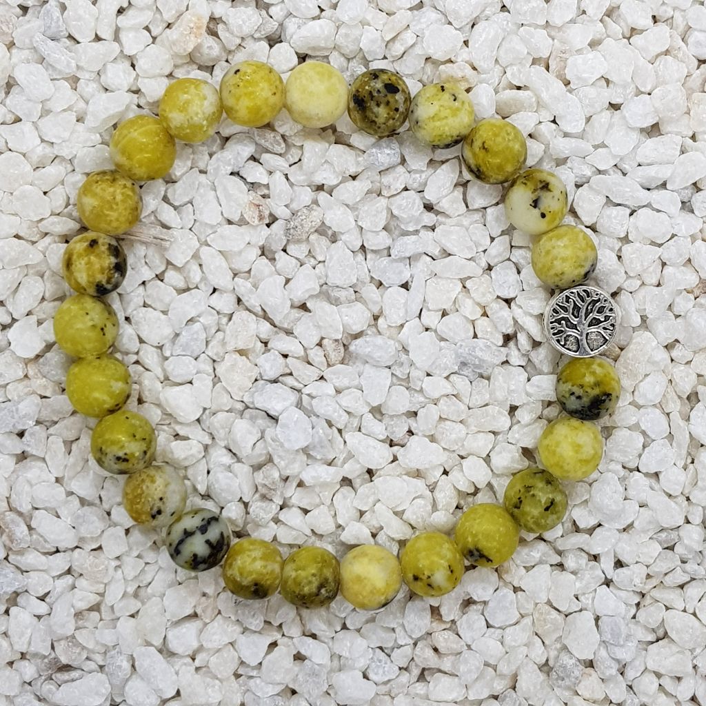 Náramek z minerálu peridot