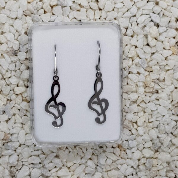 Náušnice houslové klíče