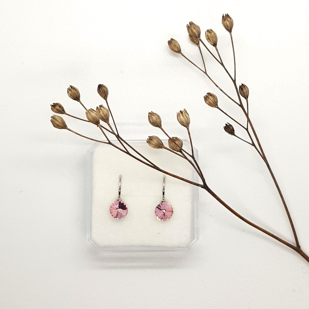 Rivoli náušnice růžové