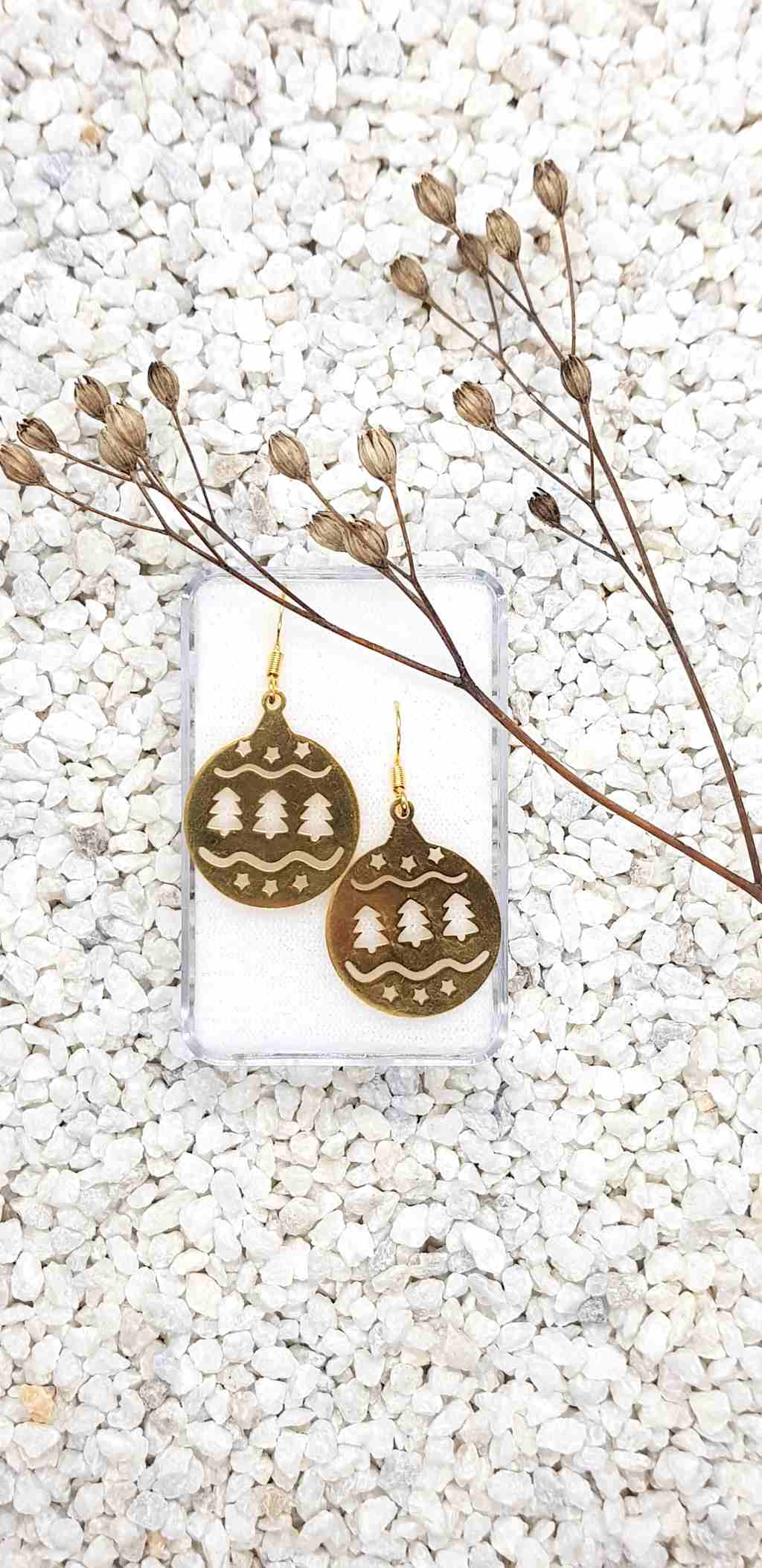 Vánoční náušnice – ozdoby