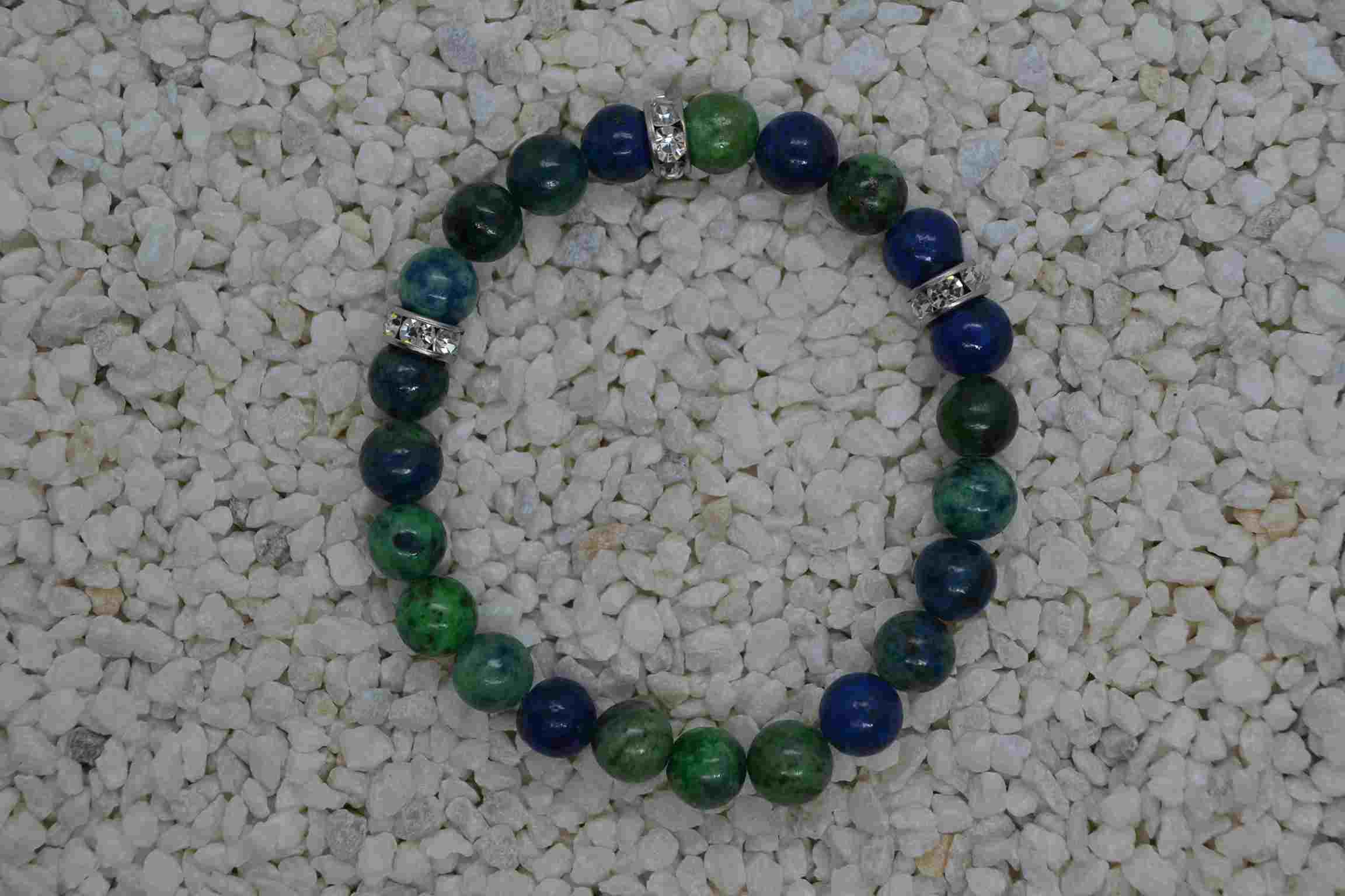 Chryzokolový náramek