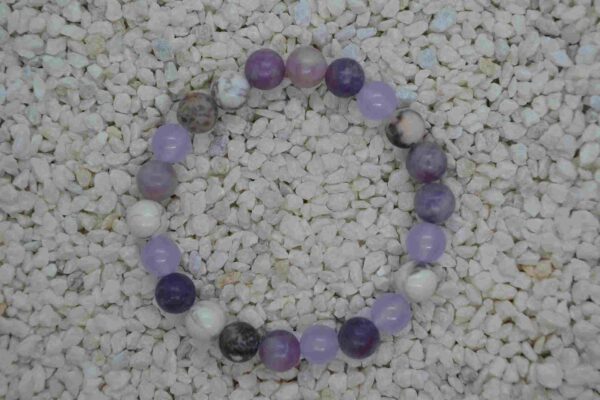 Ametyst howlit náramek