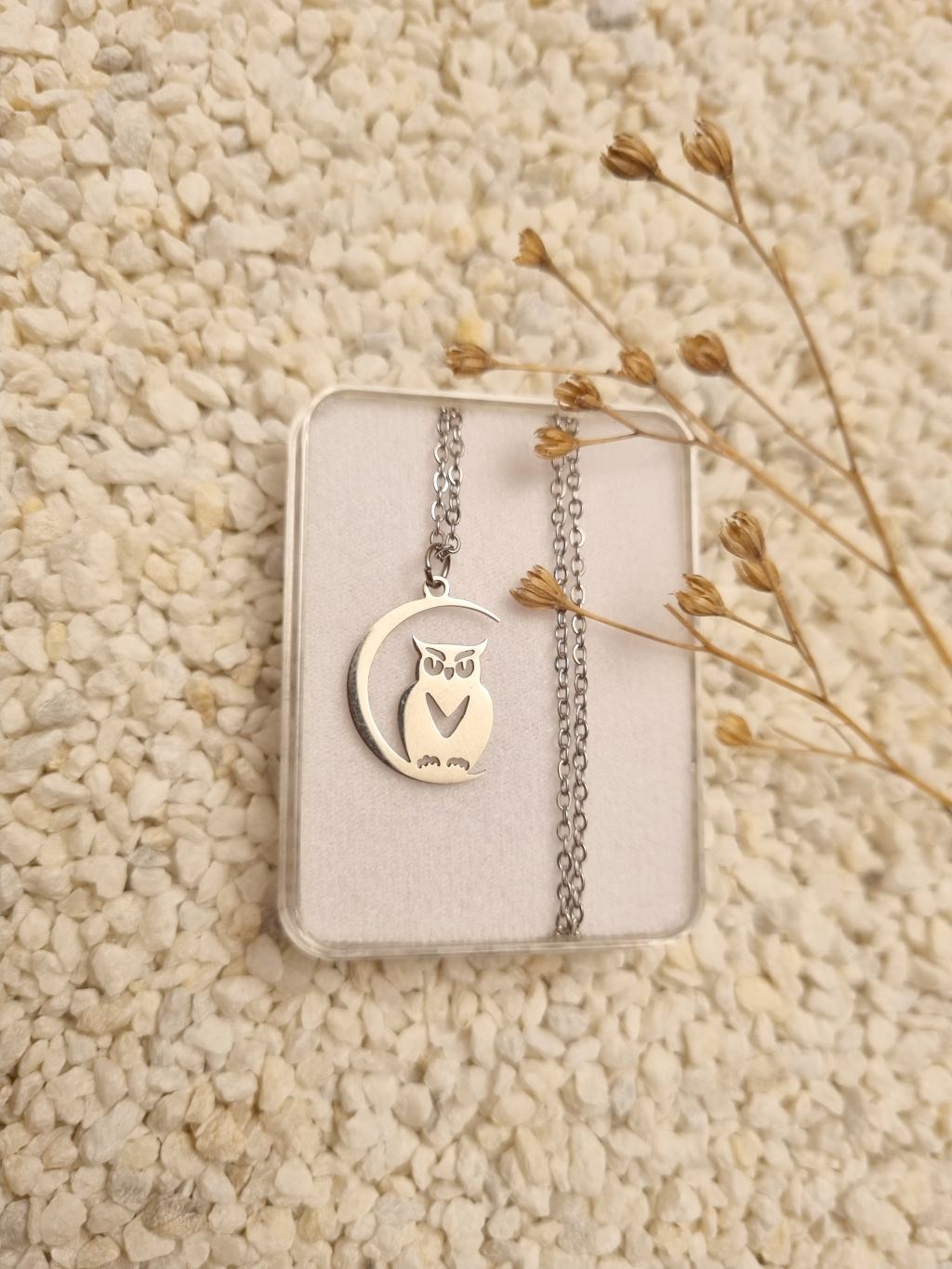 Řetízek s přívěskem – sova